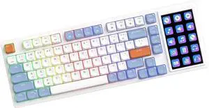 Vsenkes 81 Keys Mechanical Keyboard Wired USB Ergonomic High Performance Premium Office Keyboard Computer Keyboard for Laptop Desktop, Brown Switches