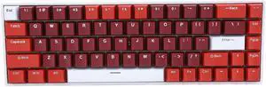 Mechanical Keyboard 60 Percent, 68 Keys Mechanical Gaming Keyboard, RGB Backlit Mini Keyboards, 3 Modes 2.4G Cordless BT3.0 5.0 Wired Keyboard with Red Switch for for Android
