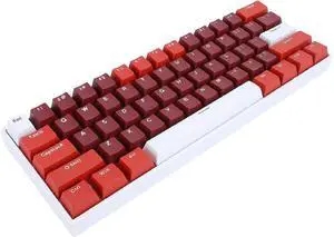 60% Mechanical Gaming Keyboard, 61 Keys Compact Blue Switch Keyboard, RGB Backlit Swappable, 2.4G Codless BT3.0 5.0 USB C Wired Keyboard for