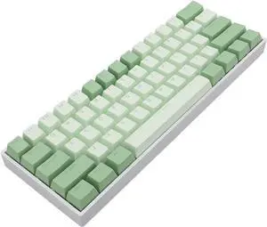 60% Gaming Mechanical Keyboard, Triple Mode BT5.0/2.4G Cordless/USB C Hot Swappable Mechanical Keyboard, Red Switch, 61 Key RGB Backlit Keyboard for 2000 ME XP