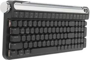 Red Switch Mechanical Keyboard, 100 Keys RGB Backlight Gaming Keyboard for for, for OS X with Keypad, Hot Swappable, Dual Connection Modes (Black)