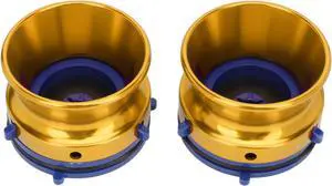 10 Inch Can Opener, Polished Aluminum Alloy Nab Hub Adapters for Reel Reel Recorder (Gold)