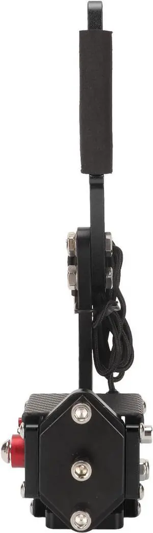 Sim Handbrake, High Accuracy Universal 2 in 1 Plug and Play Contactless Switch Tensile Spring USB Handbrake for G27 G25 for T500 (Black)