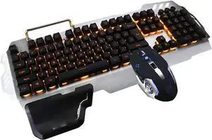 Corsehild RGB Gaming Keyboard and Backlit Mouse and Headset Combo,USB Wired Backlit Keyboard,LED Gaming Keyboard Mouse Set,Headset with Microphone for Laptop PC Computer Game and Work