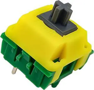 Kailh Canary Switches for Mechanical Gaming Keyboard,5-pin 42gf/Light Clicky/HP Feel/Lubed Switches(Kailh Canary,72Pcs)