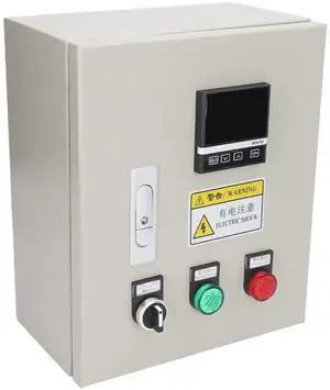 Three Phase Pid Intelligent Temperature Control Box, Single Chip Control System, 0 to 400 Wide Temperature Control Range, Digital Clear Display, M6 Thread, 380VAC 32a 15Kw