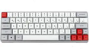 KXA Mechanical Keyboard Swappable RGB Mechanical Keyboard Aluminum Alloy Case PBT Keycaps Gaming Keyboard for PC/Gamer, Typist (Color : White, Size : Brown Switch)