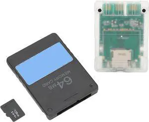 Memory Card Reader, Portable Bright White Universal Card Reader with 128G Memory Card 64MB FMCBV1.966 Card for Game Consoles (Fat Consoles) Memory Card Reader, Portable Bright White Universal Card Reader with 128G Memory Card 64MB FMCBV1.966 Card for Game Consoles (Fat Consoles)