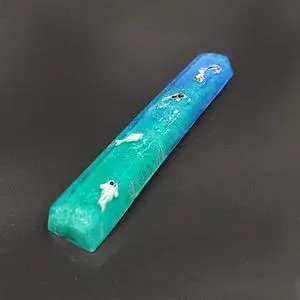 Customize Koi Design Resin Spacebar Keycaps for Cherry Mx Switch Mechanical Gaming Keyboard Handmade Backlit SA 6.25 Key Cap