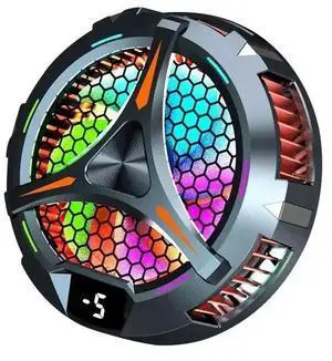 X42  X42 Magnetic Semiconductor Tablet Radiator LED Display Fast Cooling Fan 20W Game Cooler for PUBG IPad Tablets Cool Heat Sink