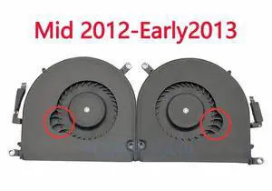 2012-Early2013 L R Original For MacBook Pro Retina 15" A1398 Cooling Fan Cooler 2012 2013 2014 2015 Year 2012-Early2013 L R Original For MacBook Pro Retina 15" A1398 Cooling Fan Cooler 2012 2013 2014 2015 Year