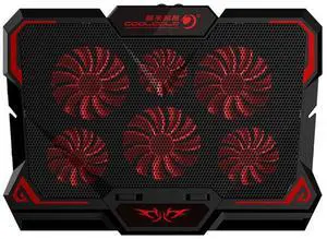 Style B Coolcold Laptop Cooler 6 Fans Laptop Cooling Pad 2 USB Port With Led Screen 2600RPM for 14-17 inch Gaming Laptop Cooler Stand Style B Coolcold Laptop Cooler 6 Fans Laptop Cooling Pad 2 USB Port With Led Screen 2600RPM for 14-17 inch Gaming Laptop Cooler Stand