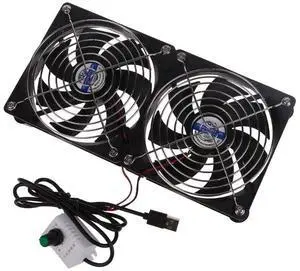 24cm  USB-Powered Fan with Built-in Mesh Pad 3000RPM for Usb Router Broadband Set Top Box External 8cm24cm Cooler