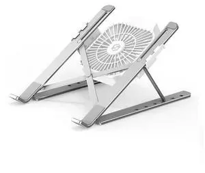 grey silver Removable Laptop Cooler Foldable Convenient Aluminum Alloy Stand Suitable for 11-17 Inch Gaming Office Laptop Air Cooling Stand grey silver Removable Laptop Cooler Foldable Convenient Aluminum Alloy Stand Suitable for 11-17 Inch Gaming Office Laptop Air Cooling Stand