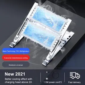 Double refrigeration  Notebook Radiator SemiconductorBoard Base Bracket Computer Game Cooling Artifact Water Cooling Heat  Dissipation