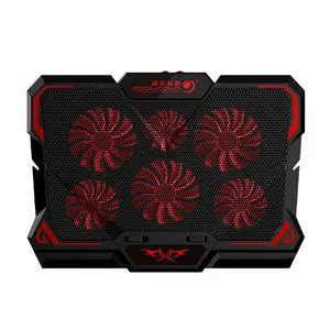Style A  Coolcold Laptop Cooler 6 Fans Laptop Cooling Pad 2 USB Port With Led Screen 2600RPM for 14-17 inch Gaming Laptop Cooler Stand