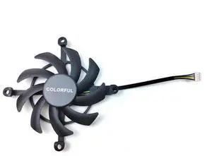 1PCS  NEW COLORUL RTX4060 Graphics Card Cooling Fan F or COLORUL RTX4060 8GB SMART MINI Graphics Card Cooling Fan