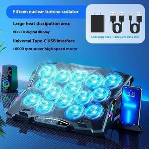 15 nuclei pro Ice Coorel Laptop Cooler Base Lcd ScreenNuclei Wind Pressure Silent Air Cooled Cooling Bracket Gaming Laptop Accessories 15 nuclei pro Ice Coorel Laptop Cooler Base Lcd ScreenNuclei Wind Pressure Silent Air Cooled Cooling Bracket Gaming Laptop Accessories