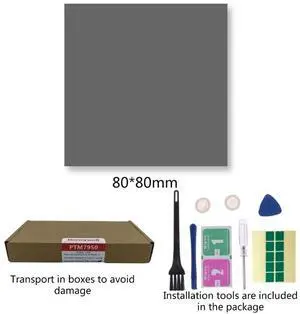D  PTM7950 Thermal Pad 8.5WComputer Notebook GPU CPU Phase-change Heat Dissipation Silicone Pad Gasket