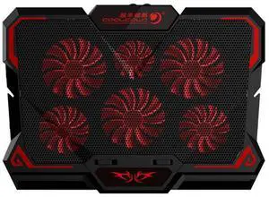 Style B 17inch Gaming Laptop Cooler Six Fan Led Screen Two USB Port 2600RPM Laptop Cooling Pad Notebook Stand For Laptop Style B 17inch Gaming Laptop Cooler Six Fan Led Screen Two USB Port 2600RPM Laptop Cooling Pad Notebook Stand For Laptop