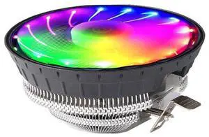 PC Case Fans 1800RPM Silent RGB LED Light Laptop Radiator CPU Cooling Quiet Fan