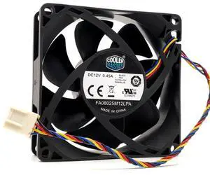 Original fan Radiator CPU CoolerFor FA08025M12LPA 8CM 80*80*25MM 0.45A DC 12V 4 Pins PWM Hydraulic Mute Temperature Control Master Original fan Radiator CPU CoolerFor FA08025M12LPA 8CM 80*80*25MM 0.45A DC 12V 4 Pins PWM Hydraulic Mute Temperature Control Master