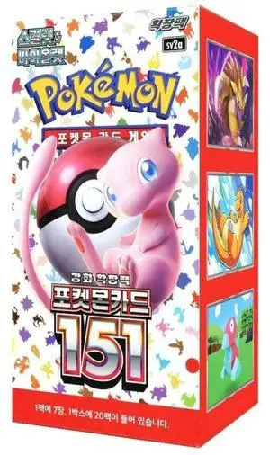 Pokemon TCG: Scarlet & Violet - KOREAN 151 Booster Box - sv2a