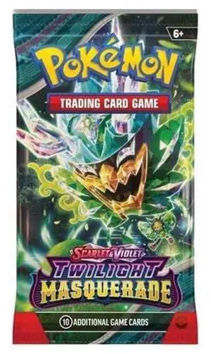 Pokemon TCG: Scarlet & Violet - Twilight Masquerade Booster Pack - Random Artwork