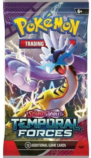Pokemon TCG: Scarlet & Violet - Temporal Forces Booster Pack - Random Artwork