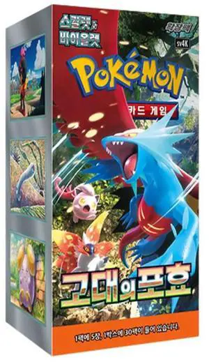 Pokemon TCG: Scarlet & Violet - KOREAN Ancient Roar Booster Box - sv4K