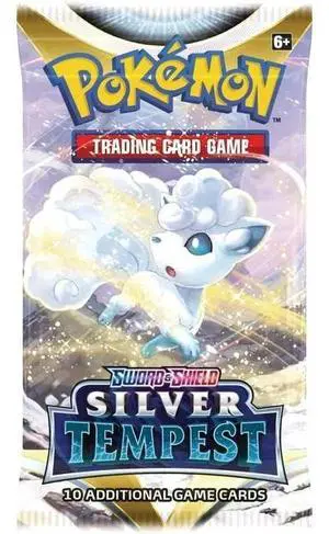 Pokemon TCG: Sword & Shield- Silver Tempest Booster Pack - Random Artwork