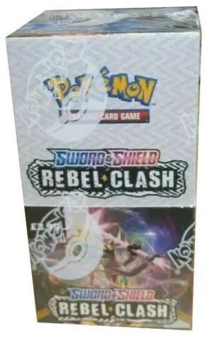Pokemon TCG: Sword & Shield - HALF Rebel Clash Booster Box (UK EXCLUSIVE)