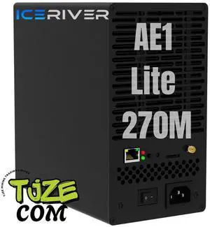 IceRiver AE1 LITE 270MH/S 500W ALEO Miner ZkSNARK Algorithm 100-240V AC 50/60Hz with PSU - in Stock