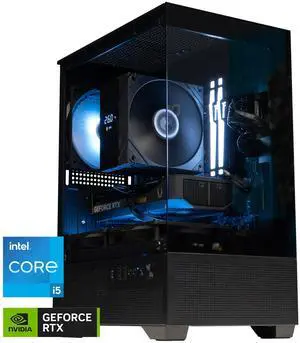 Alexander PCs Dagger - GeForce RTX 5060 - Intel Core i5-14400F - DLSS 4 - 32GB DDR5 6000MHz RGB RAM - 1TB Gen 4 NVMe SSD - 650W Gold PSU - WiFi & BT - USA Assembly & Support - Veteran Owned