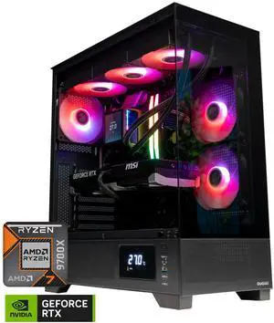 Alexander PCs Ballista - GeForce RTX 5070 - AMD Ryzen 7 9700X - DLSS 4 - 32GB DDR5 6000MHz RGB RAM - 2TB Gen 4 NVMe SSD - 750W Gold PSU - WiFi & BT - USA Assembly & Support - Veteran Owned