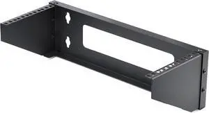 U Vertical Wall-Mount Bracket for 19inch Rack Mountable Equipment, 121lb/55kg Capacity, for Patch Panels/Servers