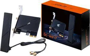 WiFi 7 GC-WIFI7 (802.11/ Tri-Band WiFi/Bluetooth 5.3/ 4K-QAM/PCIe Expansion Card)