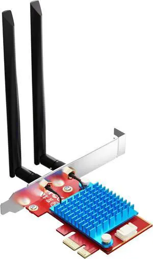 WiFi 7 PCIE Card for Desktop PC,Ultra-Fast 9.3Gbps, Intel BE200, Tri-Band 320MHz,Latest Bluetooth 5.4,Ideal for Gaming Streaming,Windows 10/11 64bit
