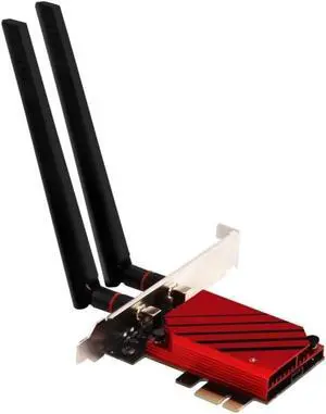 PCIE WiFi Adapter for Desktop WiFi 7 BE200 Tri-Band PCIe Network Adapter with 8774Mbps Speed and BT5.4, Compatible with Windows 11/10, Not for AMD
