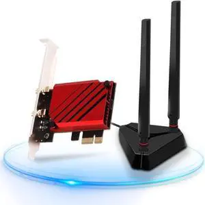 PCI-E WiFi 7 Network Card (BE8800pro) BT5.4 BE200 9.3Gbps Gmaing 802.11be Tri-Band PCIe Desktop PC WiFi 7 Adapter Upgrades WiFi 6 WiFi 6E PCIe Card for Windows 11/10 Not Support AMD Motherboards