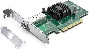 0Gb SFP+ PCI-E Network Card NIC, Compare to Intel X520-DA1 (E10G42BTDA), with Intel 82599EN Chip, Single SFP+ Port, PCIe X8, Ethernet LAN Network Adapter Support Windows/Linux/VMware