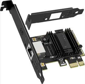 5G Base-T PCIe Network Card with RTL8126, 5G Network Card RJ45 Port, 5G/2.5G/1000/100 Mbit/s, PCI Express Ethernet Adapter for Windows10/11, Vmware and Linux, Support WOL, for PCle x4, x8, x16