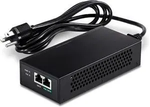Gigabit PoE++ Injector, Convert A Non-PoE Port to A PoE++ Gigabit Port, PoE (15.4W), PoE+ (30W), Or PoE++ (95W), Up to 100m (328 ft), Integrated Power Supply, Black, TPE-119GI