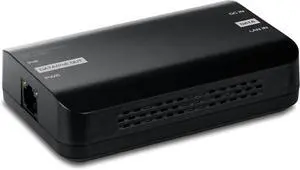 FOR-10G PoE+ Injector, TPE-315GI, Convert Non-PoE Port to a PoE+ Port, PoE (15.4W) or PoE+ (30W), 10GBASE-T Compliant, Up to 100m (328 ft.), Black