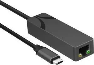 USB-C to 5G Ethernet Adapter  5GbE Optimized, USB 3.1 Gen 1+ Required, Clear Compatibility, Aluminum Body, Plug-and-Play for Data-Capable USB-C Devices (NT-C5GA)