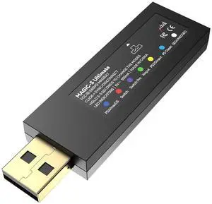 Magic-S Ultimate Wireless Bluetooth USB Adapter for PS4, Switch/Switch 2, macOS, Windows, Raspberry Pi, Compatible with Xbox Series X & S Controller, PS5 Controller and More