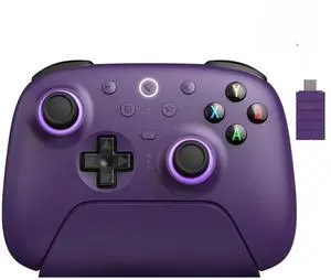 Ultimate 2 Wireless Controller for Windows, Android, Steam Deck, TMR joysticks, 1000Hz Polling Rate, Tactile/Hall Triggers, Motion Control, Programmable Back Paddle Buttons&L4/R4 Bumpers,Purple