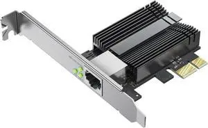 5Gb PCIe Network Card, PCIe Ethernet Card with Extra Low-Profile, PCI Express Network Adapter for PC Windows 11/10 & Windows Server 2022 ONLY, PCI-e to 5 Gigabit NIC Lifetime Protection