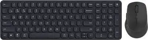 9360M Wireless Keyboard and Mouse Combo, Blade-Series E9310M 99-Key Ultra-Thin Keyboard and M300G Silent Mouse, Support 4 Devices, Quiet, Compact, Battery Powered, for Windows/Mac/Linux/Chrome