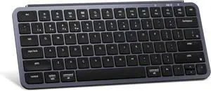 B1 Pro Ultra-Slim ZMK/Launcher Wireless Bluetooth 2.4 GHz/Wired Connection Keyboard for Mac Windows Linux - Gray